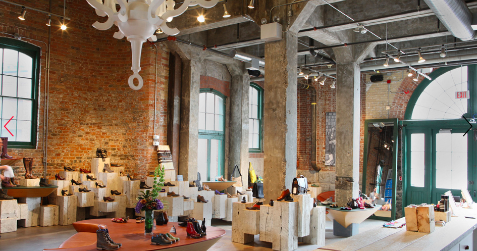 Fluevog Shoes  |  4 Trinity Street, #103  |  416-583-1970.