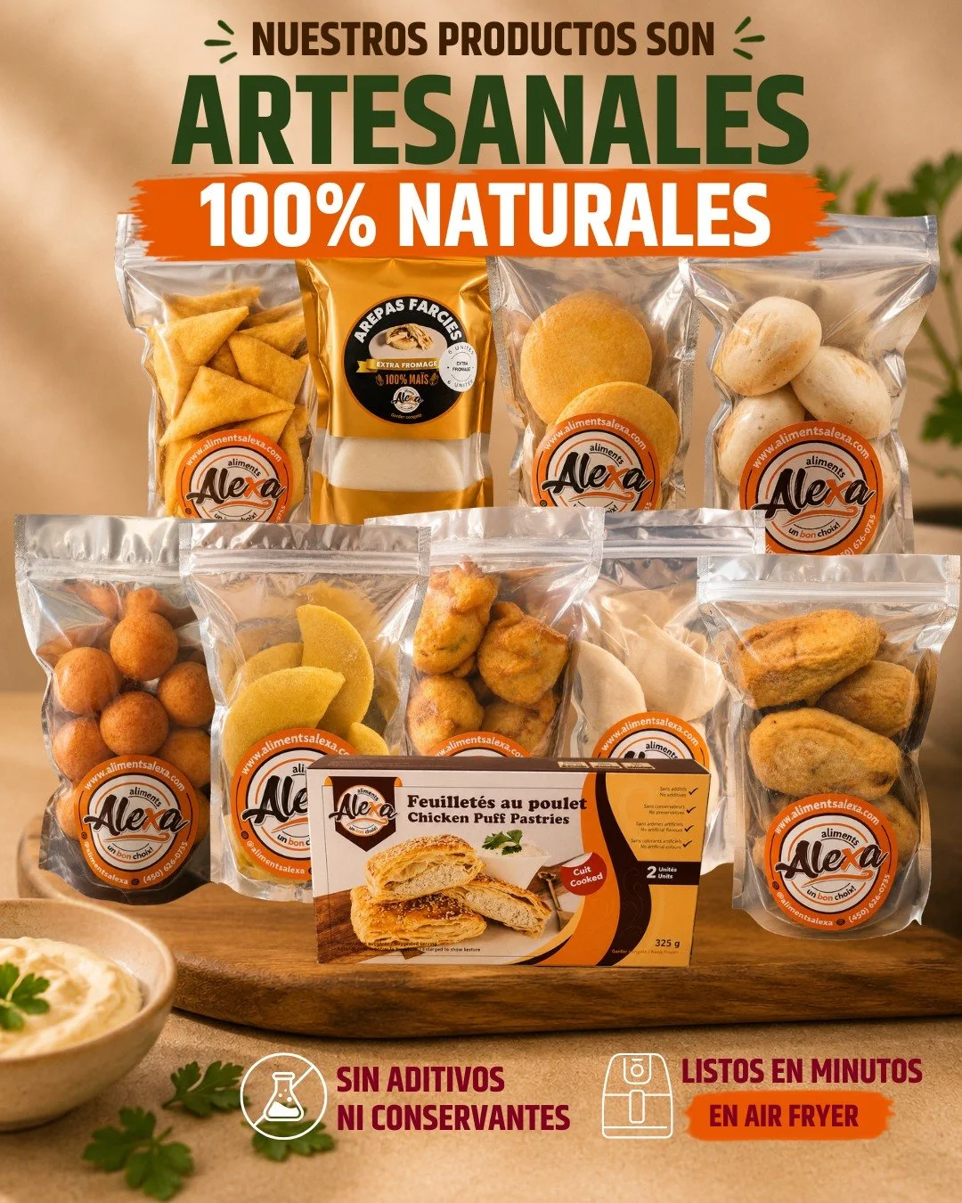 🚚 &iexcl;Alexa llega hasta tu puerta! ❄️

🏠 Llena tu congelador sin salir de casa.

🎁 Por compras de $100 o m&aacute;s:
🚚 Entrega GRATIS*
🌽 1 paquete GRATIS de arepas tradicionales 100% ma&iacute;z (8 unidades)

📲 Haz tu pedido antes de cada do