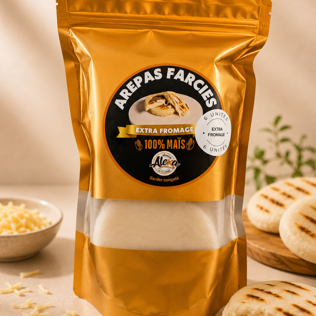Extra Cheese Arepa - 6 units