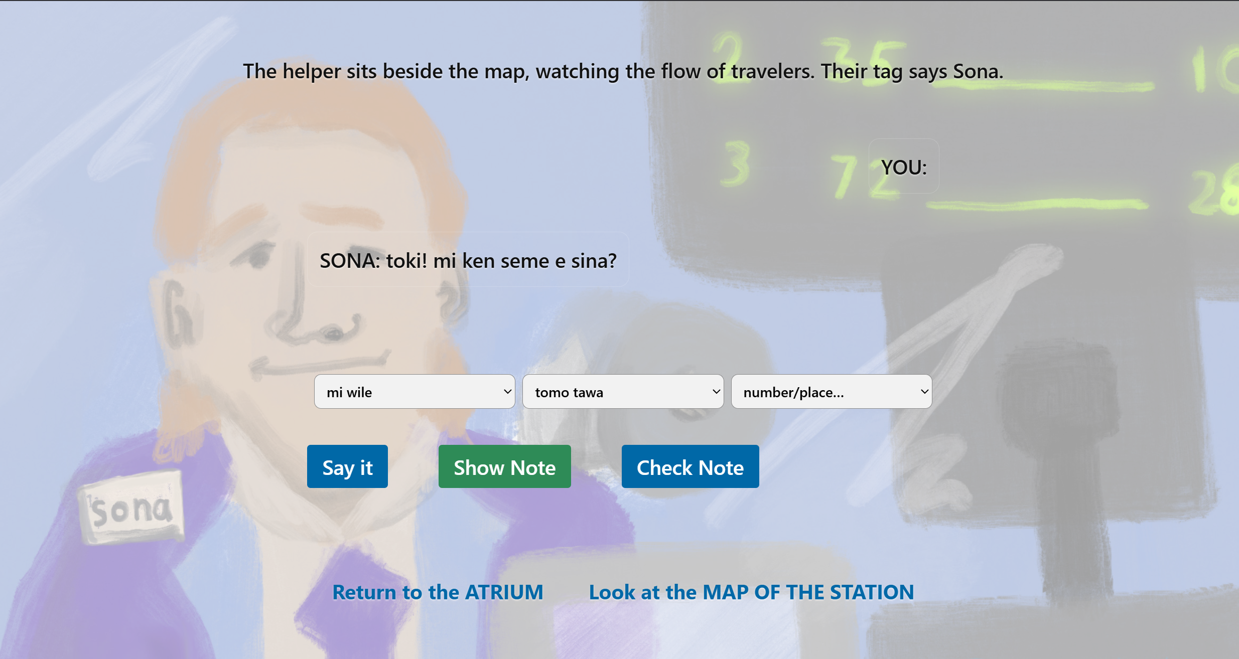 Toki Pona Land - Empathy Exercise