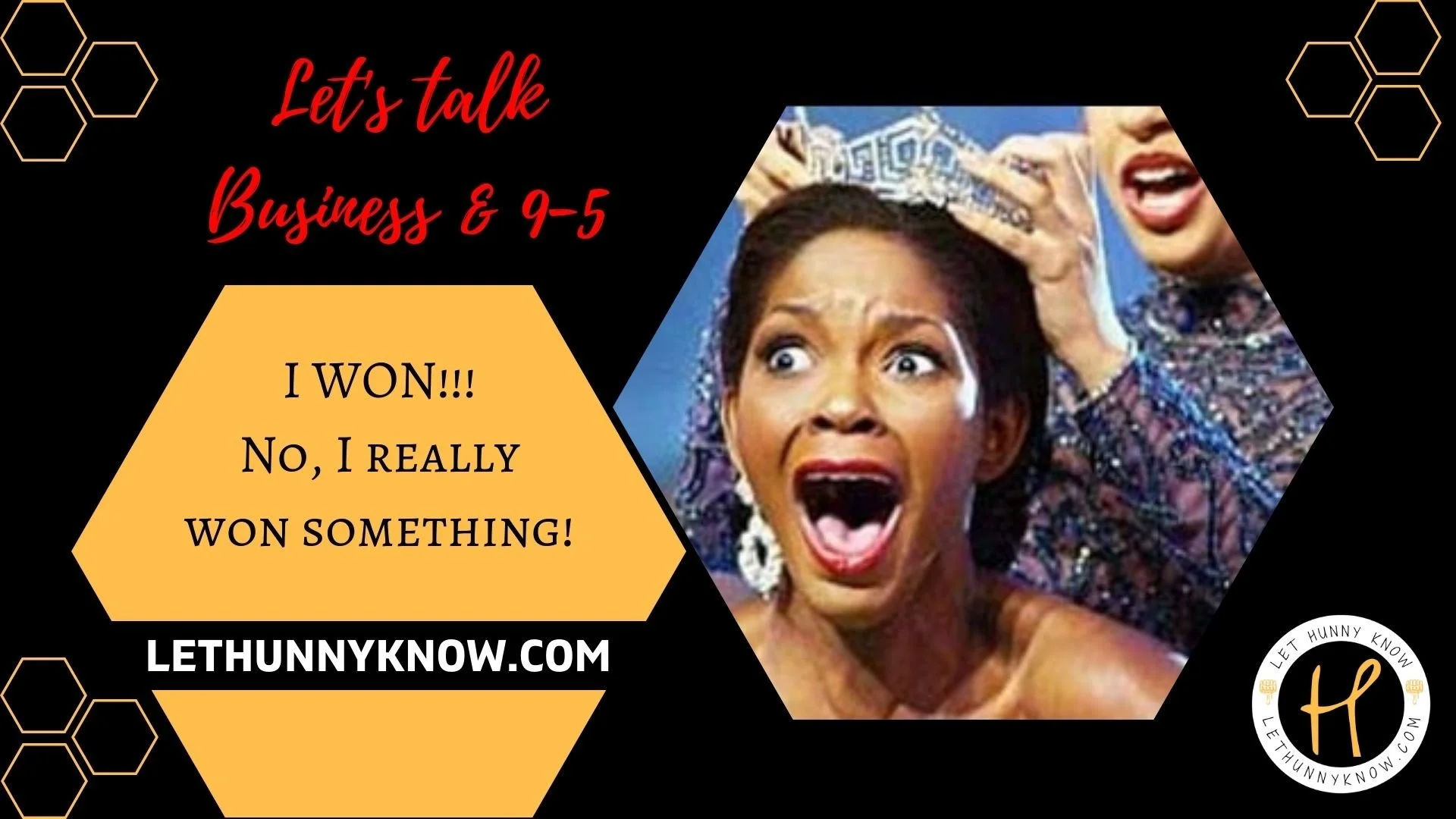 I WON!!! No I really won something!