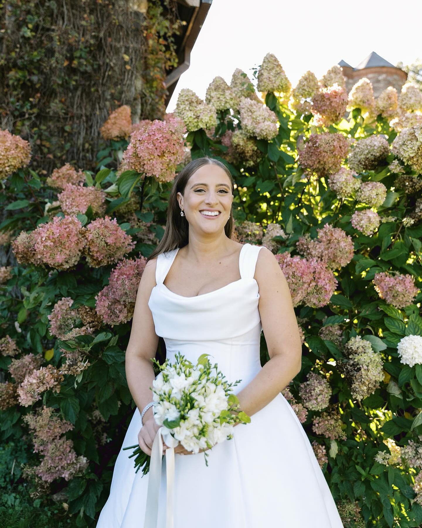 Our bride Margo&rsquo;s wedding at @bluehillfarm is featured on @overthemoon ✨ Such an incredible day filled with love + joy. 
.
photo: @judyparkstudio
planning: @ashley.peraino
florals: @denisefasanello
beauty: @willowhouse.beauty makeup by weronika