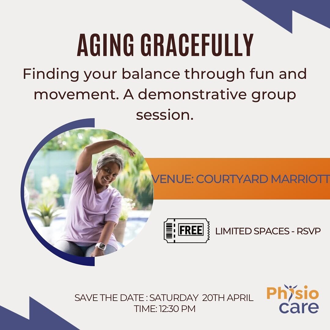 🎉 Exciting News! 🎉

Join us for a special edition of our &ldquo;Help You Help Yourself&rdquo; focusing on Balance Screening! 🧘&zwj;♀️

🗓️ Date: April 20
🕒 Time: Seated by midday (12 noon)
📍 Location: Courtyard Marriott

Discover how to find you