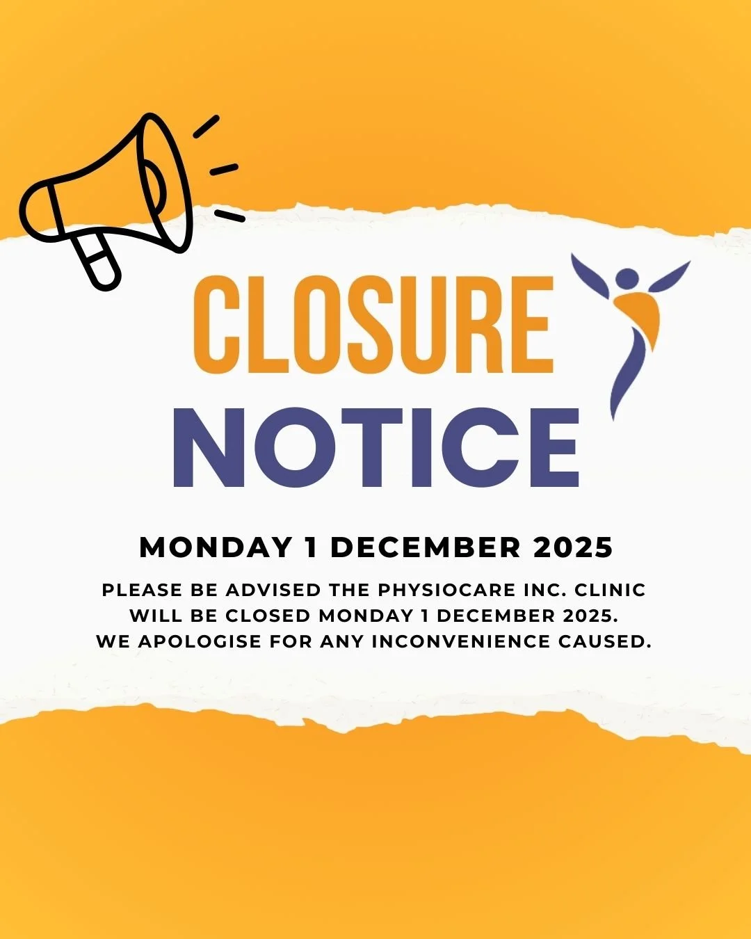 📢 Clinic Closure Notice 📢
Please be advised that the PhysioCare Inc. Clinic will be closed on Monday, 1 December, 2025. We sincerely apologise for any inconvenience caused and thank you for your understanding.

#physiocarebarbados