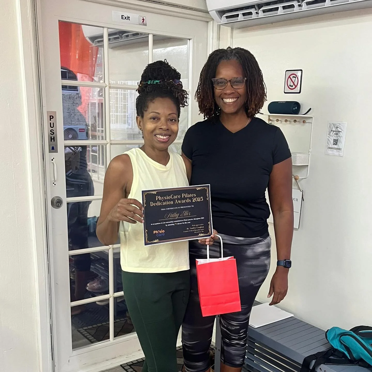 ✨👏 Celebrating Commitment &amp; Consistency 👏✨
Please join us in congratulating our Pilates class members for their outstanding attendance in 2025, your dedication truly shows!
In order of performance:
🌟 Top Woman: Kathy Ellis
🌟 Top Man: Edward C