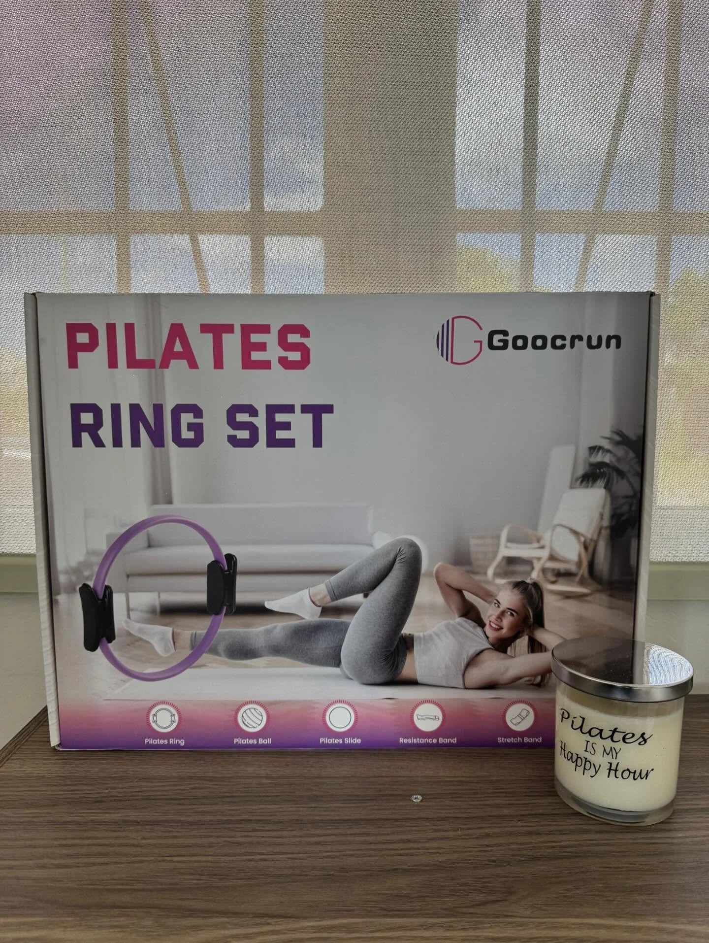 Elevate your flow, stay consistent and show up for yourself! ✨🧘&zwj;♀️

Meet the Goocrun Pilates Ring Set! Your all-in-one workout kit designed to help you tone and strengthen with intention.

Here&rsquo;s what&rsquo;s included:

✔️ 14-inch foam-pad