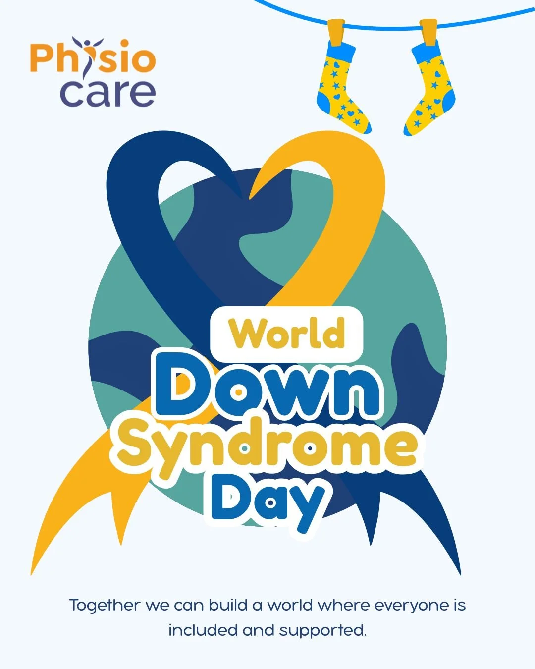 💛💙 Happy World Down Syndrome Day from PhysioCare Inc.!

Today, we celebrate the strength, uniqueness, and incredible contributions of individuals with Down Syndrome.

Together, we can build a world where everyone is included, supported, and empower
