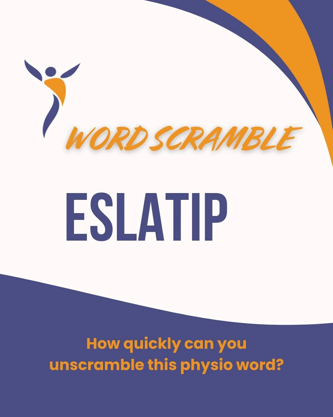 Take a break with us and relieve some stress. How quickly can you unscramble this Physio word? And if you've tried it this month, comment YES below! 💪🎉
#physiocarebarbados