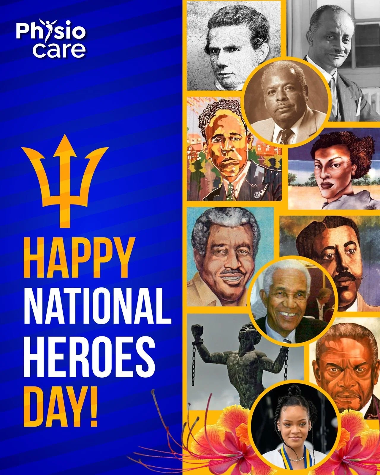 Happy Heroes Day, Barbados! 🇧🇧

Today, the team at PhysioCare Inc. honours the strength, courage, and legacy of our national heroes who have shaped the path for generations to come. 💙💛

#physiocarebarbados #happyheroesday