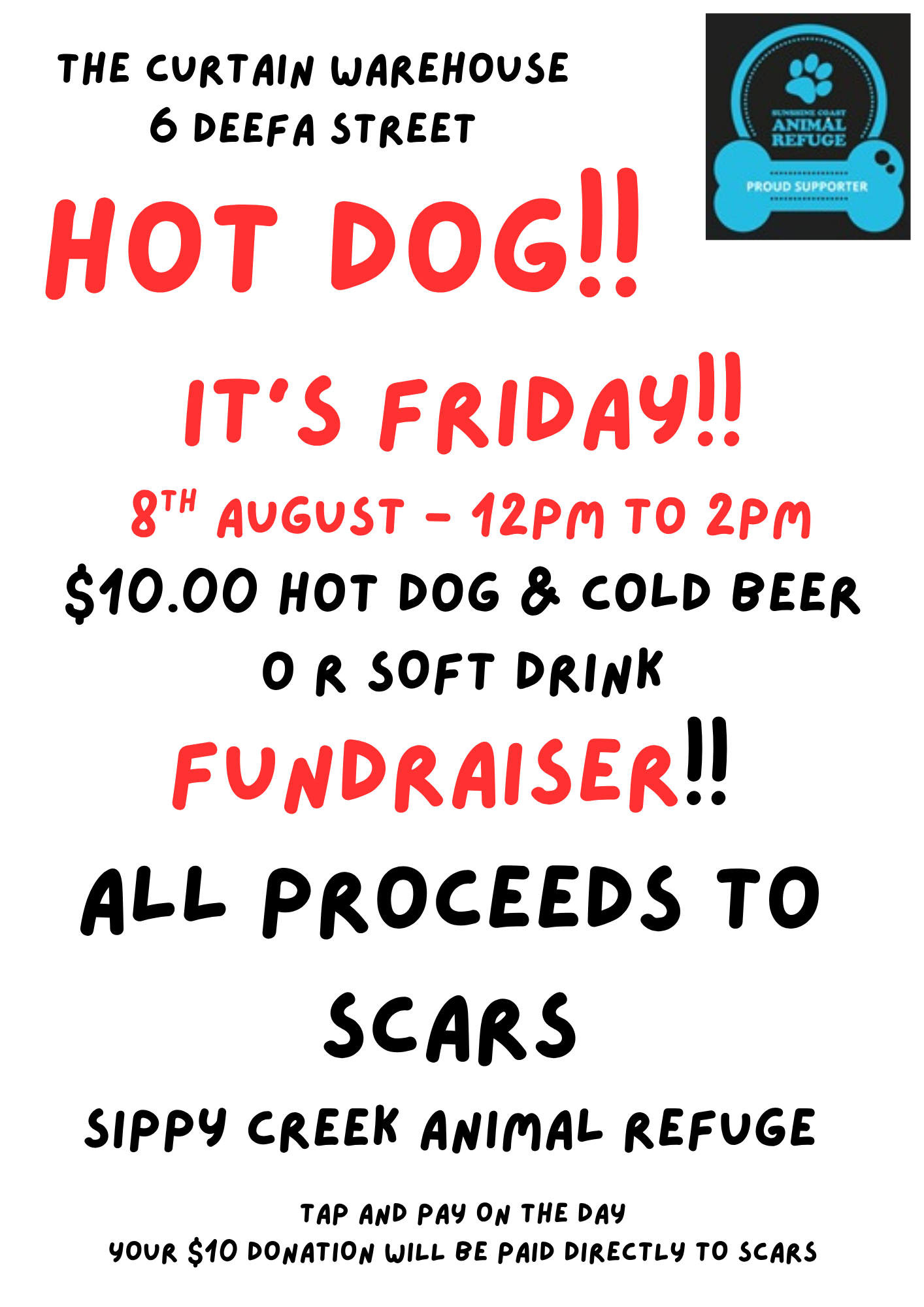 Charity Sausage Sizzle for SCARS