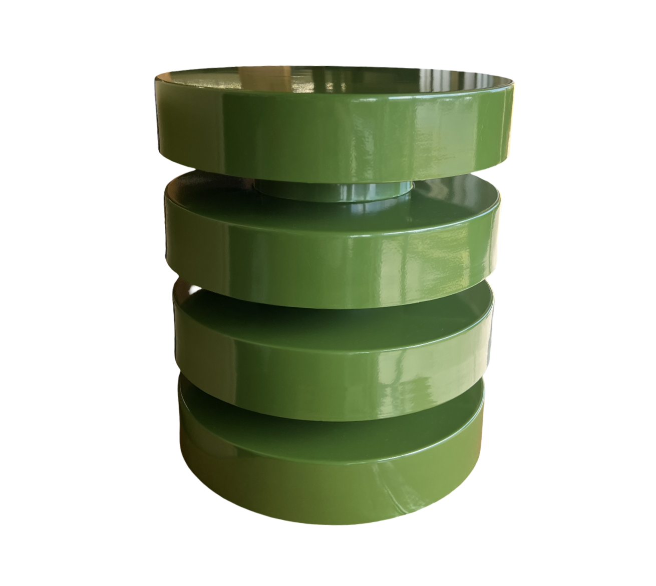 Green Multi-tier Side Table
