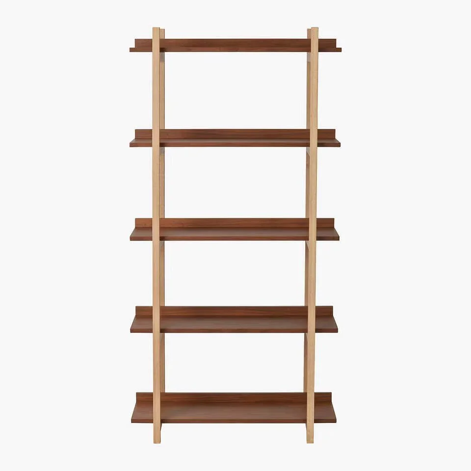 Two Tone Wood Bookshelf