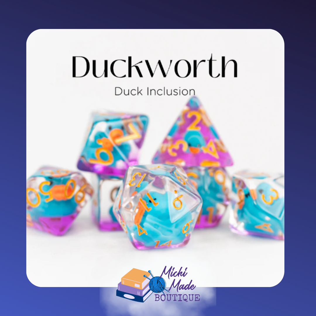Menagerie of Mischief: Creature Inclusion 7-Piece Dice Sets