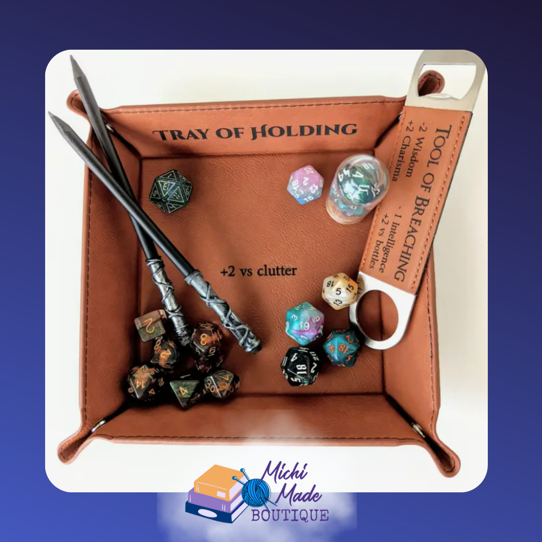 Trays of Mischief – Because Dice Have Legs – RPG Rolling Trays for Tabletop Games