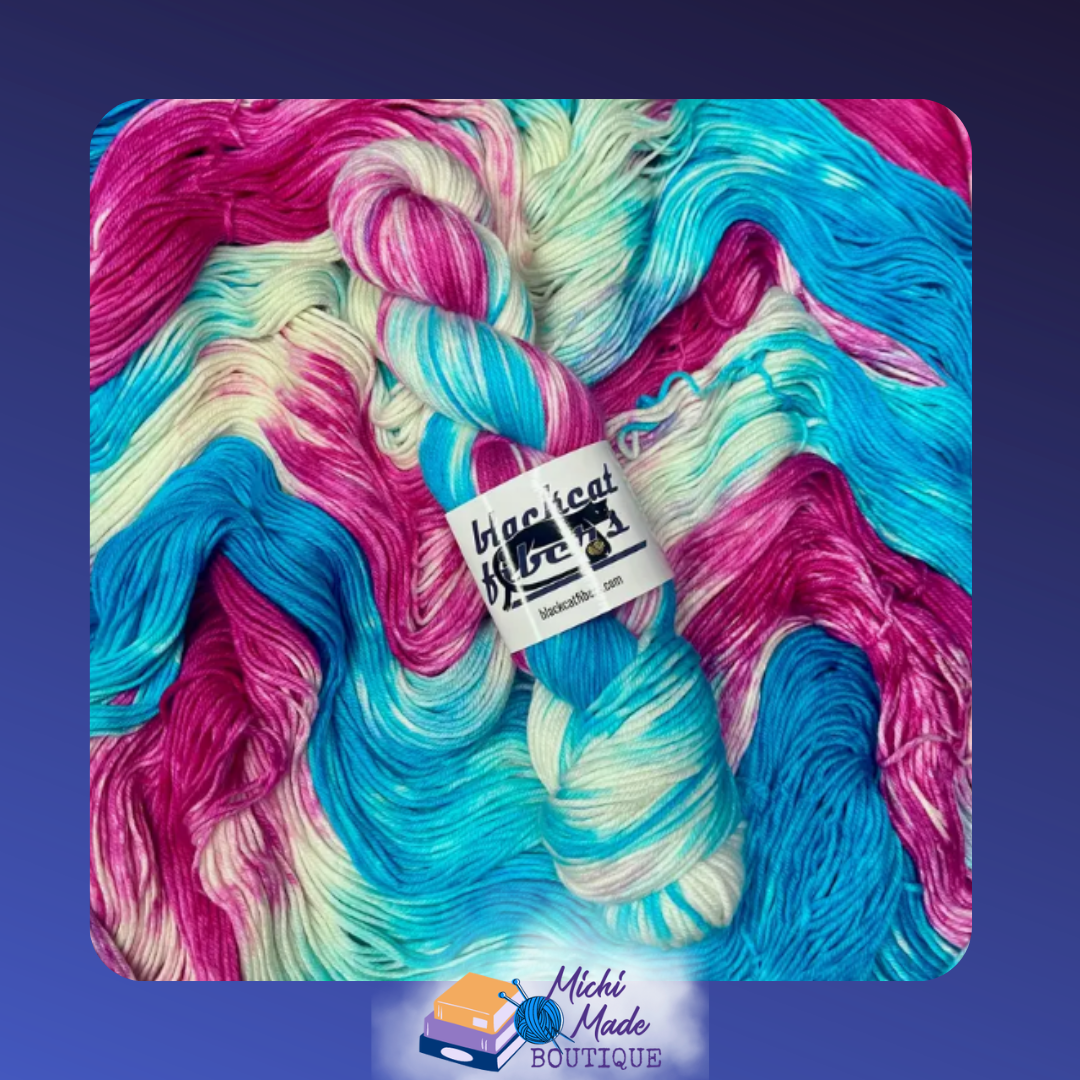 Color-soaked Chaos - Essential DK Yarn Collection – Hand-Dyed by Black Cat Fibers