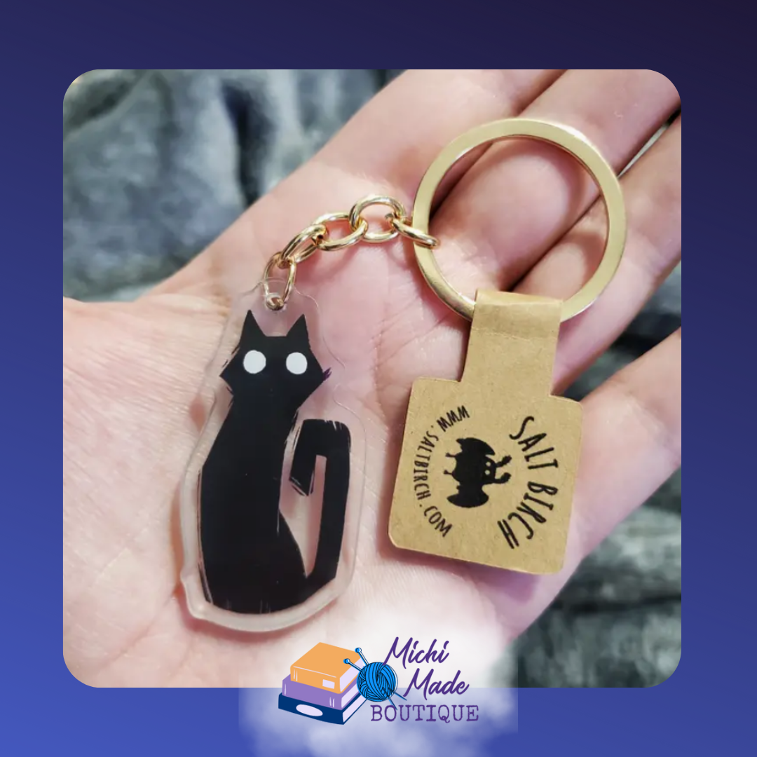 Whimsical Creature & Adventurer Acrylic Keychains – Fantasy & Cryptid Designs
