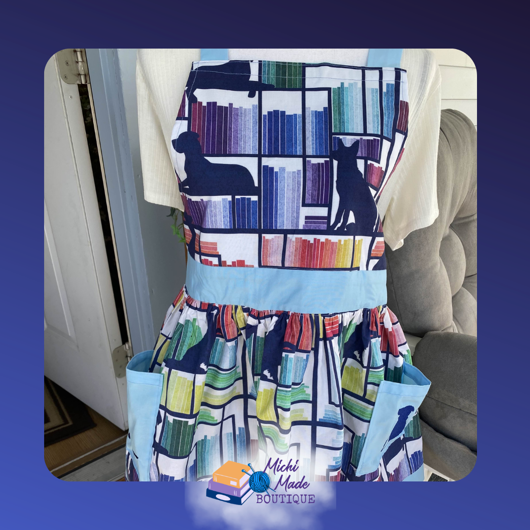 Dogs & Books Apron.png