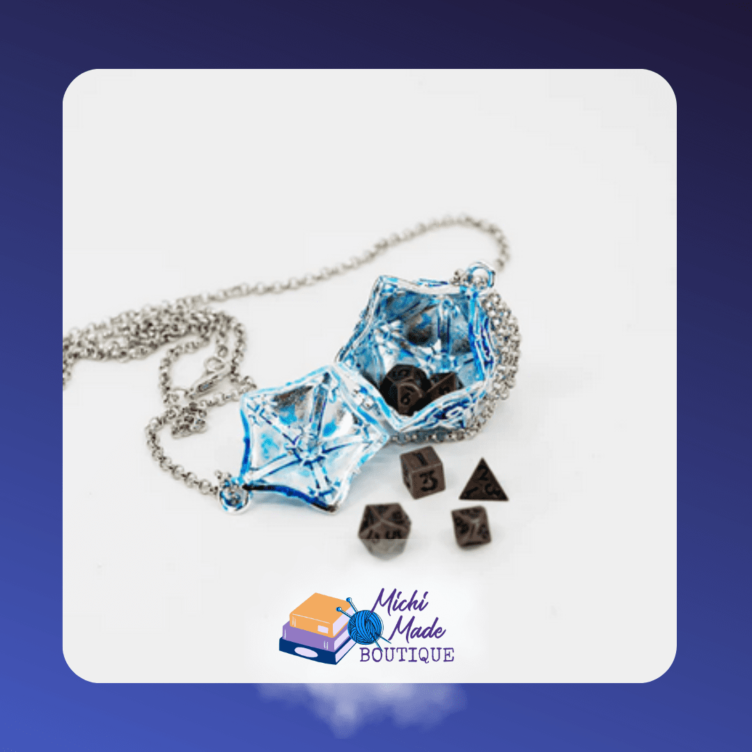 A Cosplay Quest Begins: The Hollow Pendant of Fate (D20 pendant with micro metal dice set)