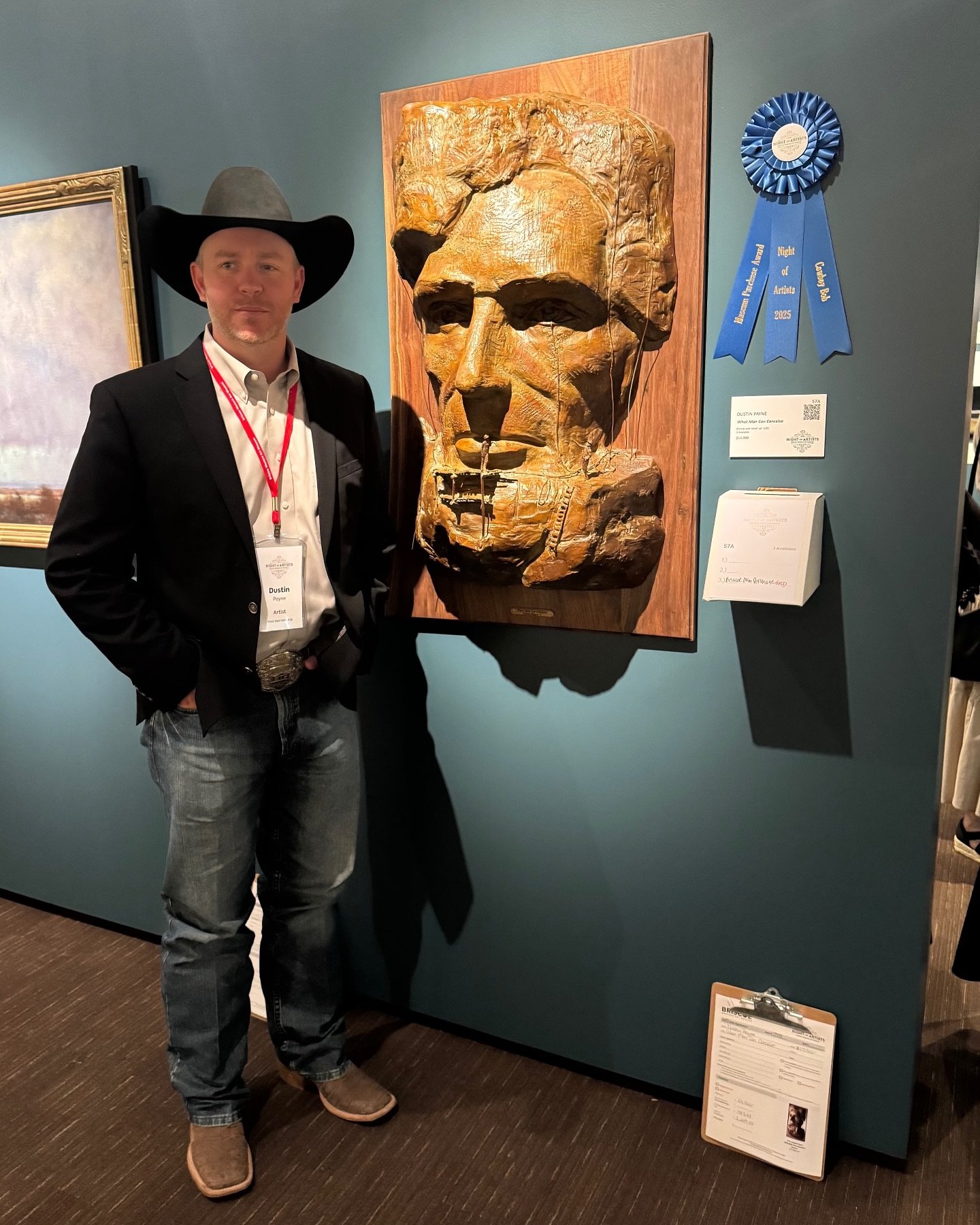 Winning this year&rsquo;s Briscoe Museum Purchase Award at the Night of Artists with &ldquo;What Man Can Conceive&rdquo; was a great honor. I&rsquo;m grateful for everyone involved with this show, and I had a great time meeting new people in San Anto