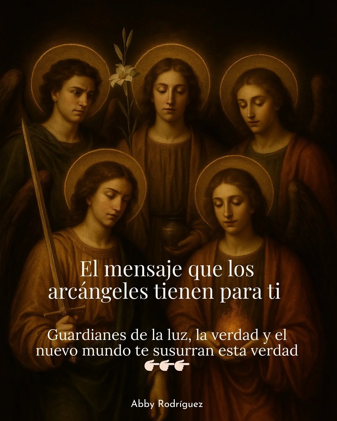 🌟 Hoy abrimos el corazón al mensaje de los Arcángeles 🌟
En estos tiempos, ellos no son solo mensajeros:
son guardianes de la luz, defensores de la verdad y guías firmes en nuestro tránsito hacia el nuevo mundo.
En las