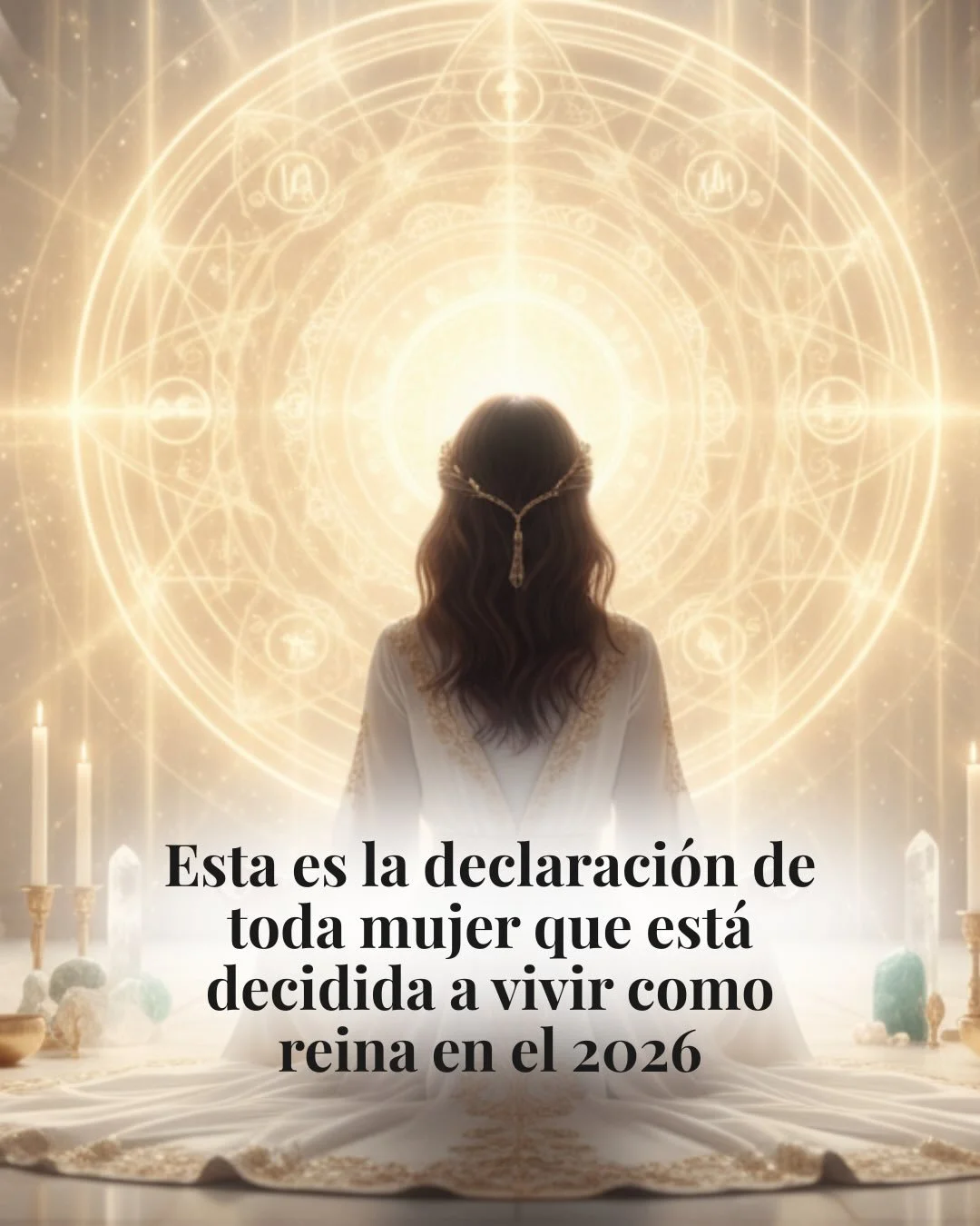 No estoy buscando definirme.
Estoy record&aacute;ndome.

Durante a&ntilde;os cre&iacute; que ten&iacute;a que convertirme en algo:
m&aacute;s espiritual, m&aacute;s fuerte, m&aacute;s segura, m&aacute;s exitosa.
Como si la reina fuera un destino leja