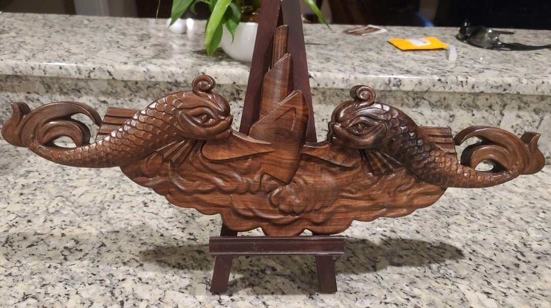 Some beautiful walnut 24&quot; dolphins!