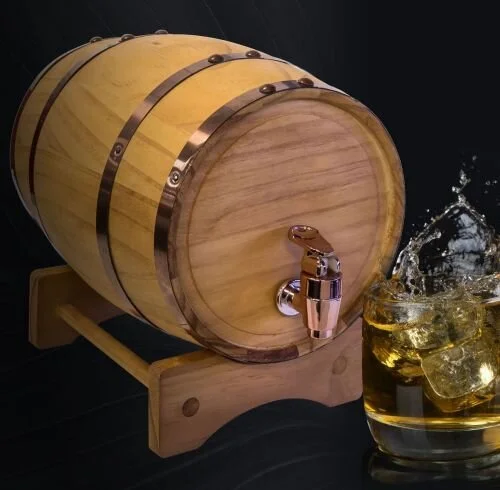 3L Wooden Barrel Dispenser