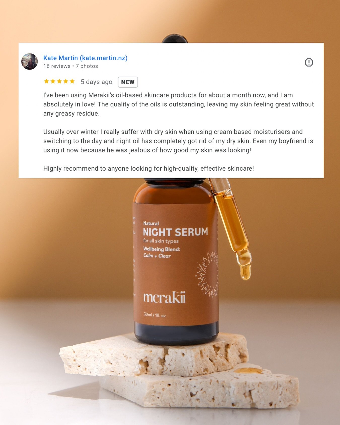 ✨ no greasy residue, completly got rid of my dry skin. High quality at an affordable price. 🤩