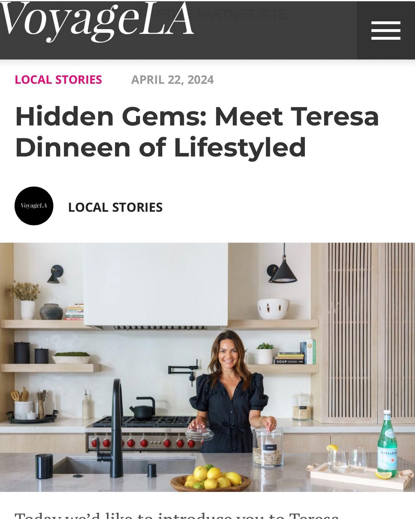 Thank you @voyagelamag for sharing my story!

To read more or find out how you can work with us at Lifestyled, click the link in our profile. 

Happy Organizing xx