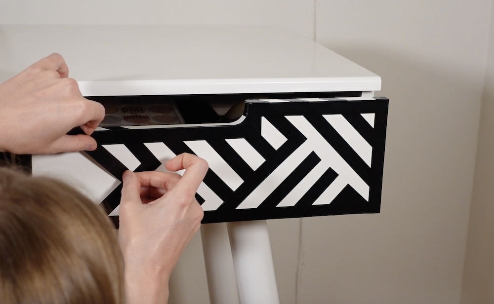 DIY vanity makeover budget furniture makerover washi tape 3.png