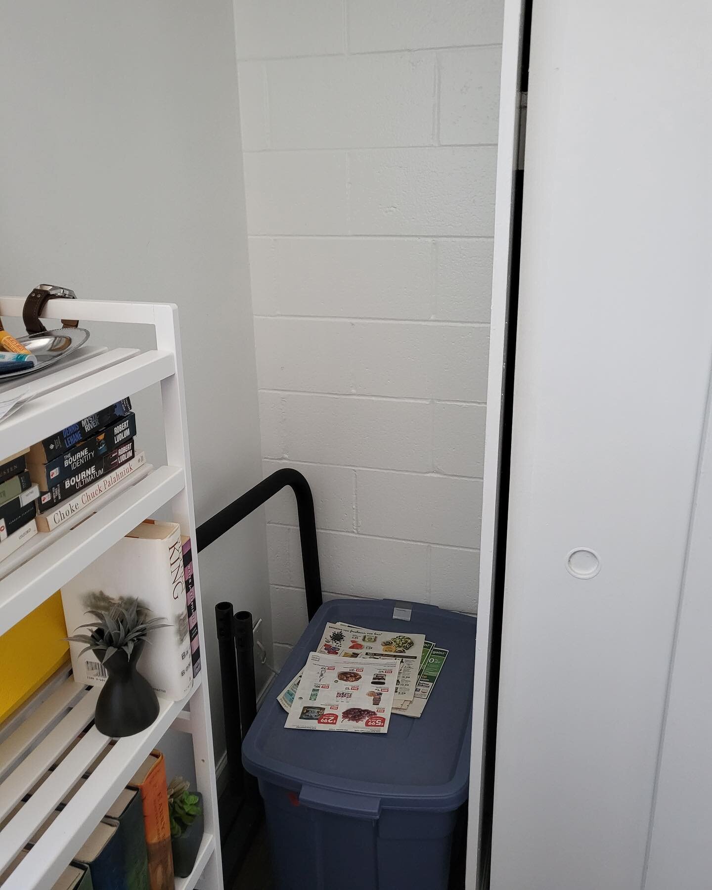 A Design Drama story in 3 parts&hellip;

1) A few months back, my delightful viewer @michael_of_the_beck asked me what to do with this funky nook in his bedroom. It was one of those weird/awkward spaces that also had a cinder block wall, so you can&r