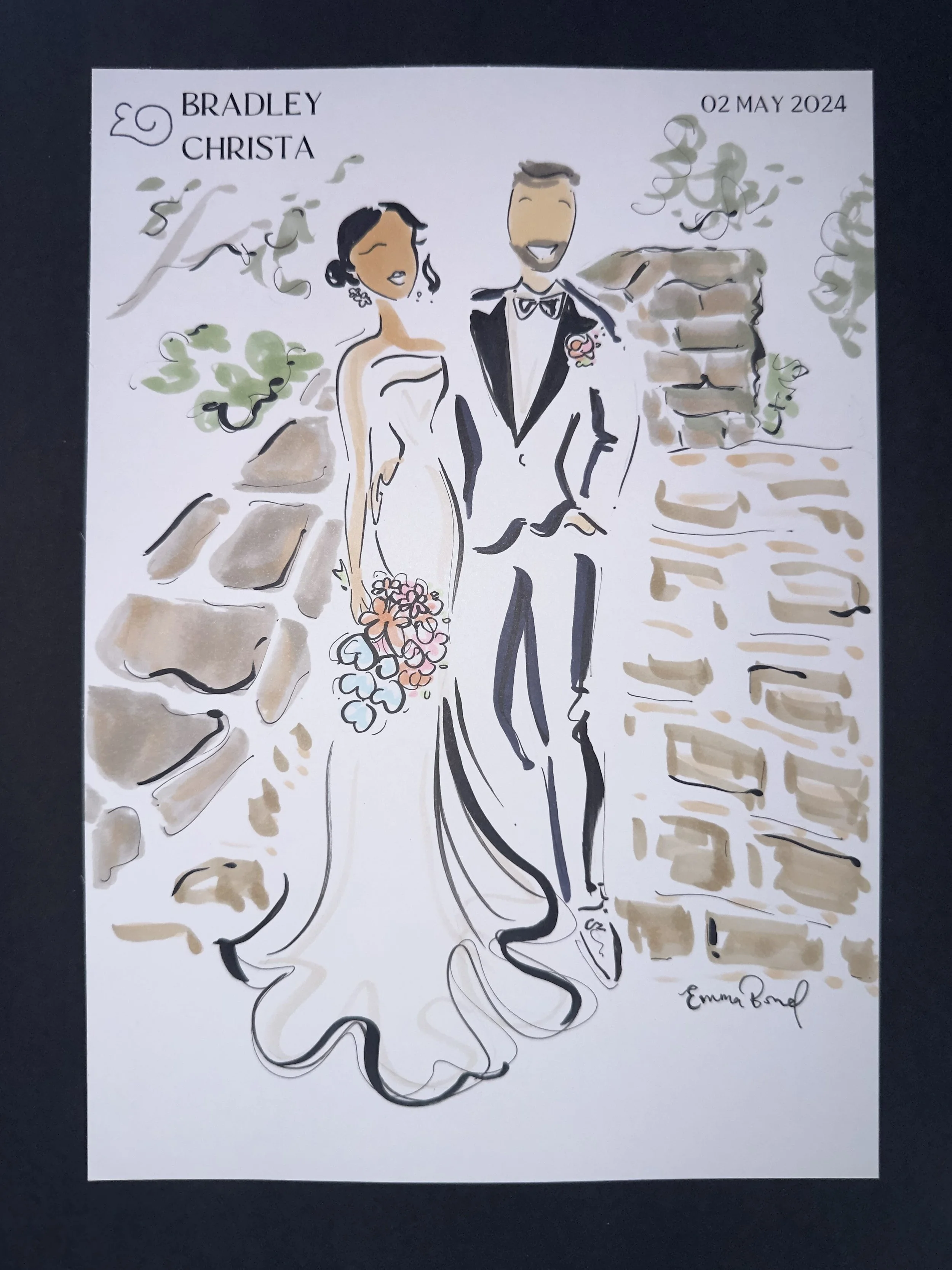 A4 Custom fashion illustration