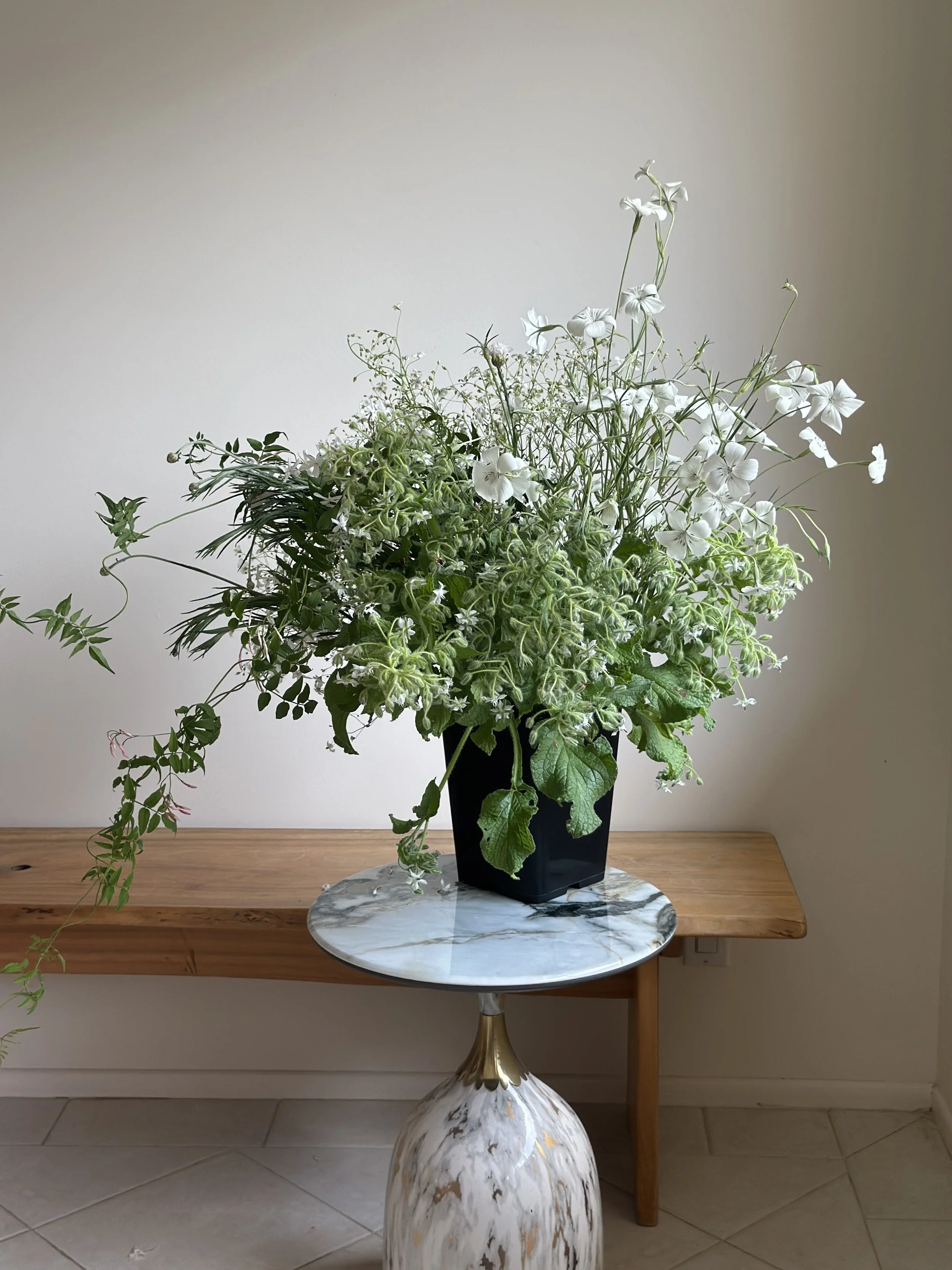 SPRING curated bucket - whites