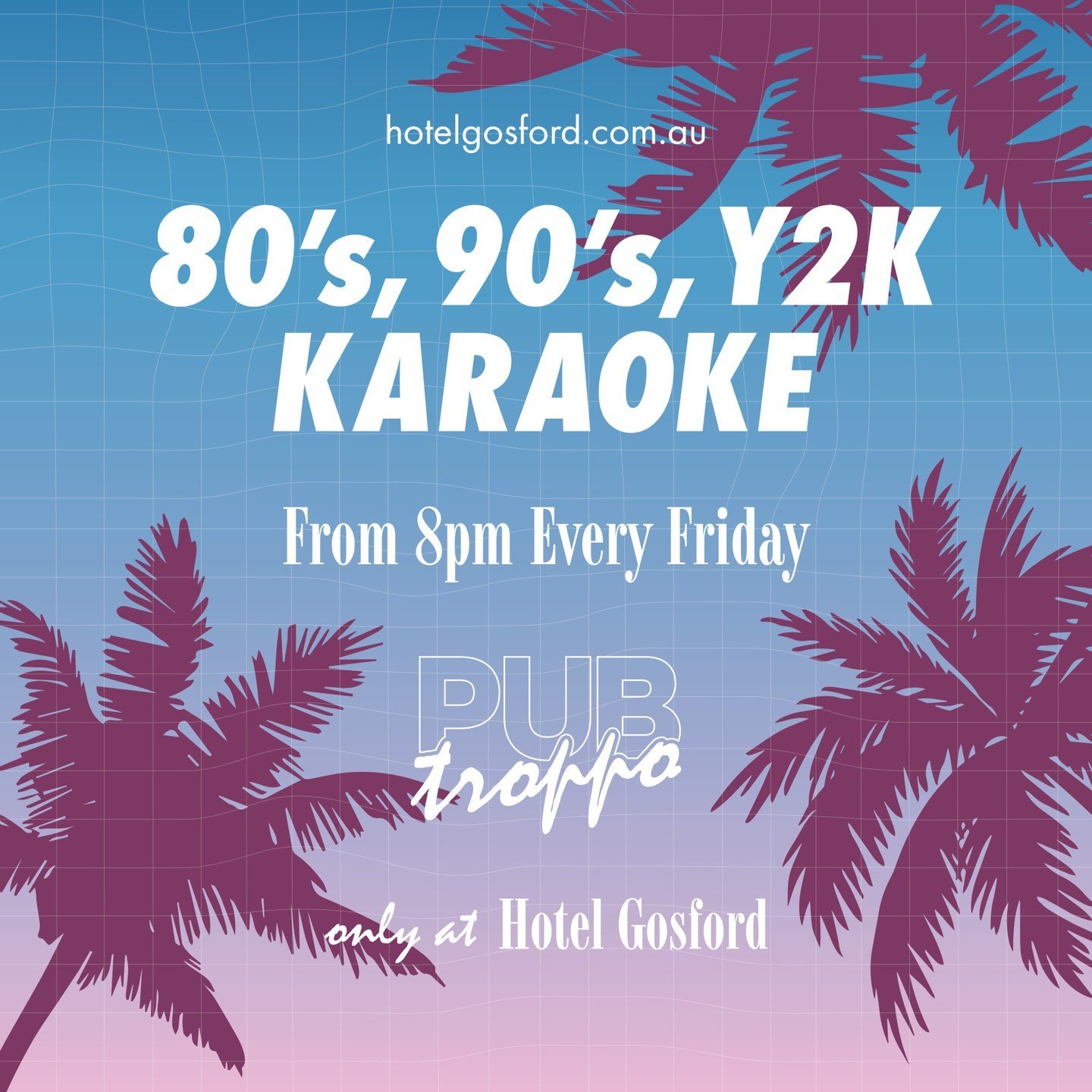 I'll tell you what I want, what I really, really want - to party at Pub Troppo every Friday night! 💿

Retro DJ's + Karaoke + Troppo Cocko's - See you from 8pm tomorrow night 🌴🦩🍹

#HotelGosford #PubTroppo #LikeWeUsedTo