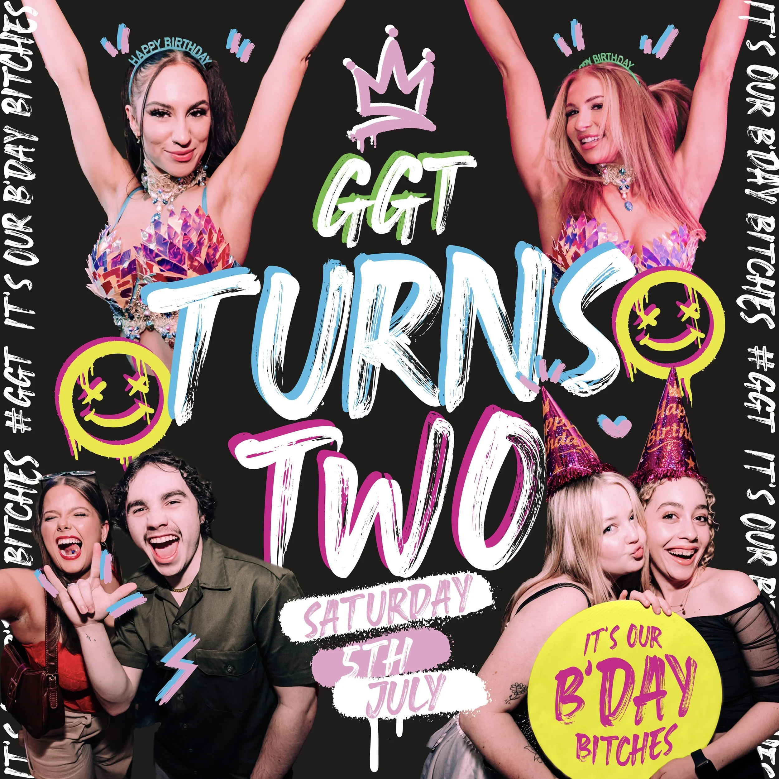 #GGT TURNS TWO