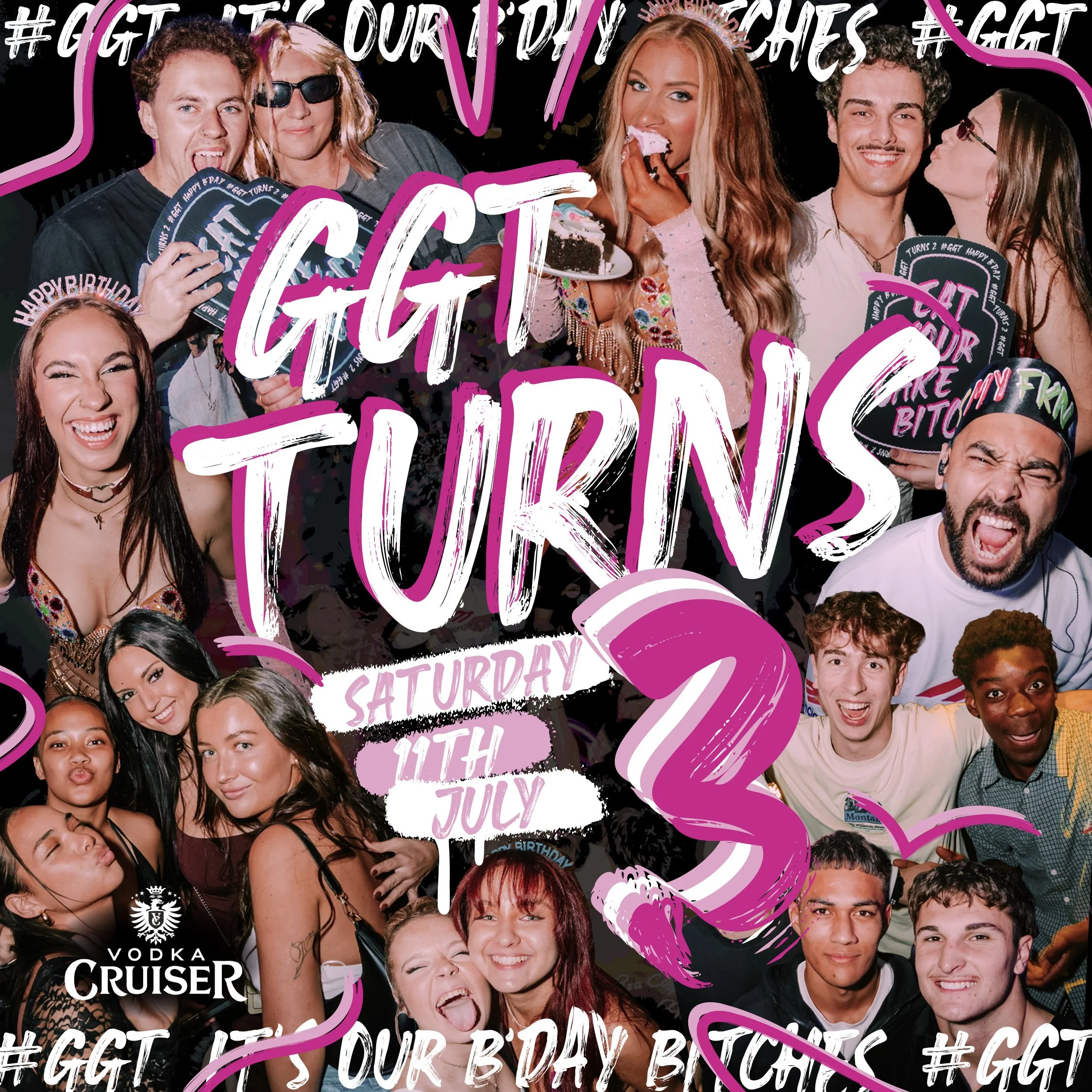 #GGT TURNS THREE