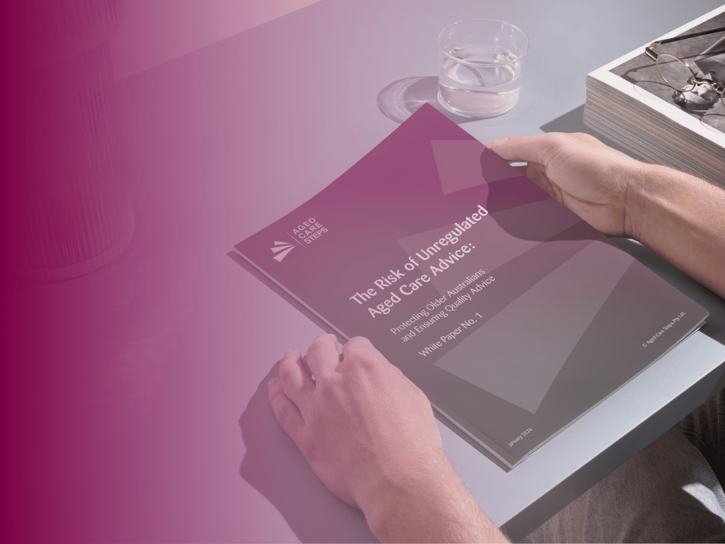 New industry white paper: The risk of unregulated aged care advice: Protecting older Australians and ensuring quality advice