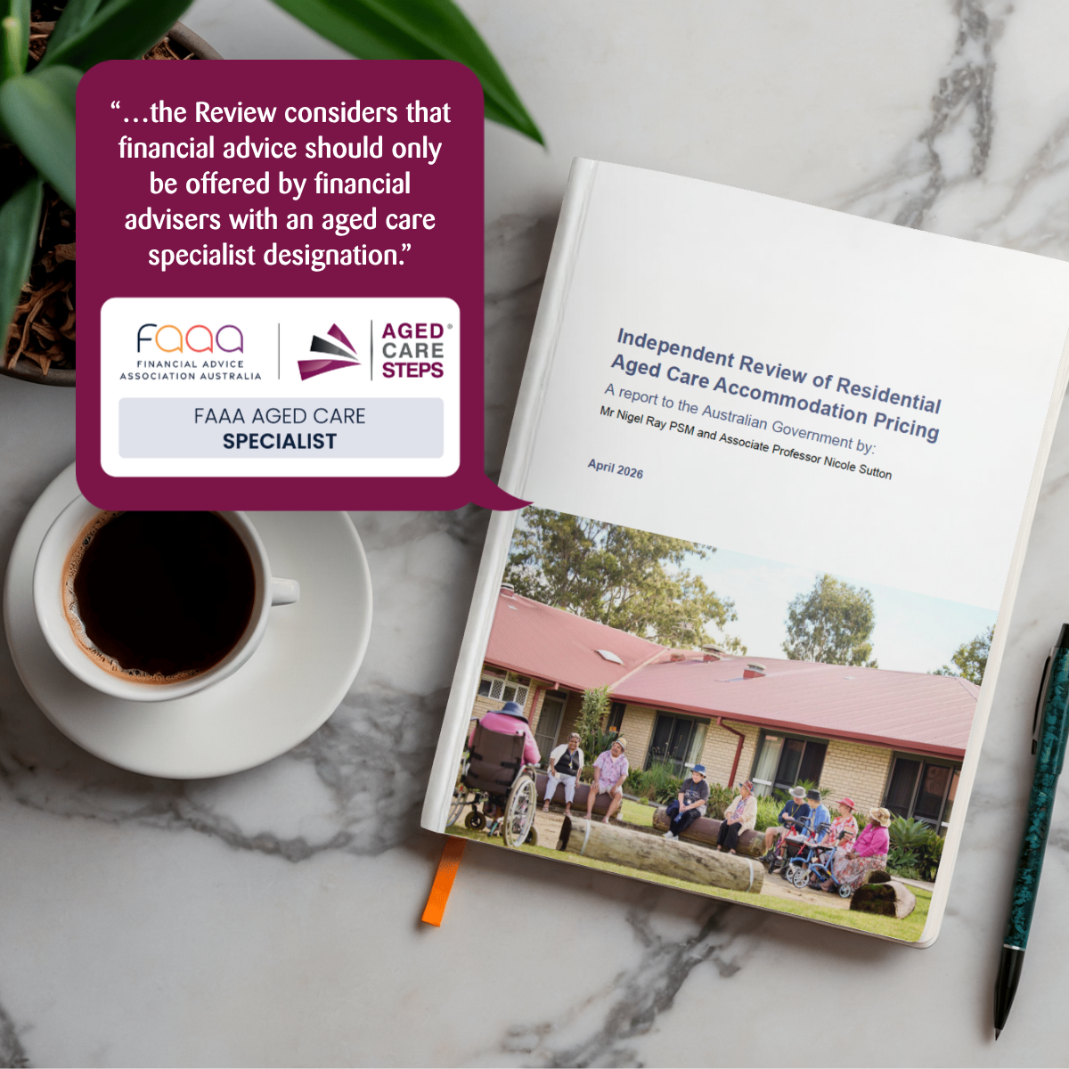 Independent Review backs specialist designation for aged care financial advice