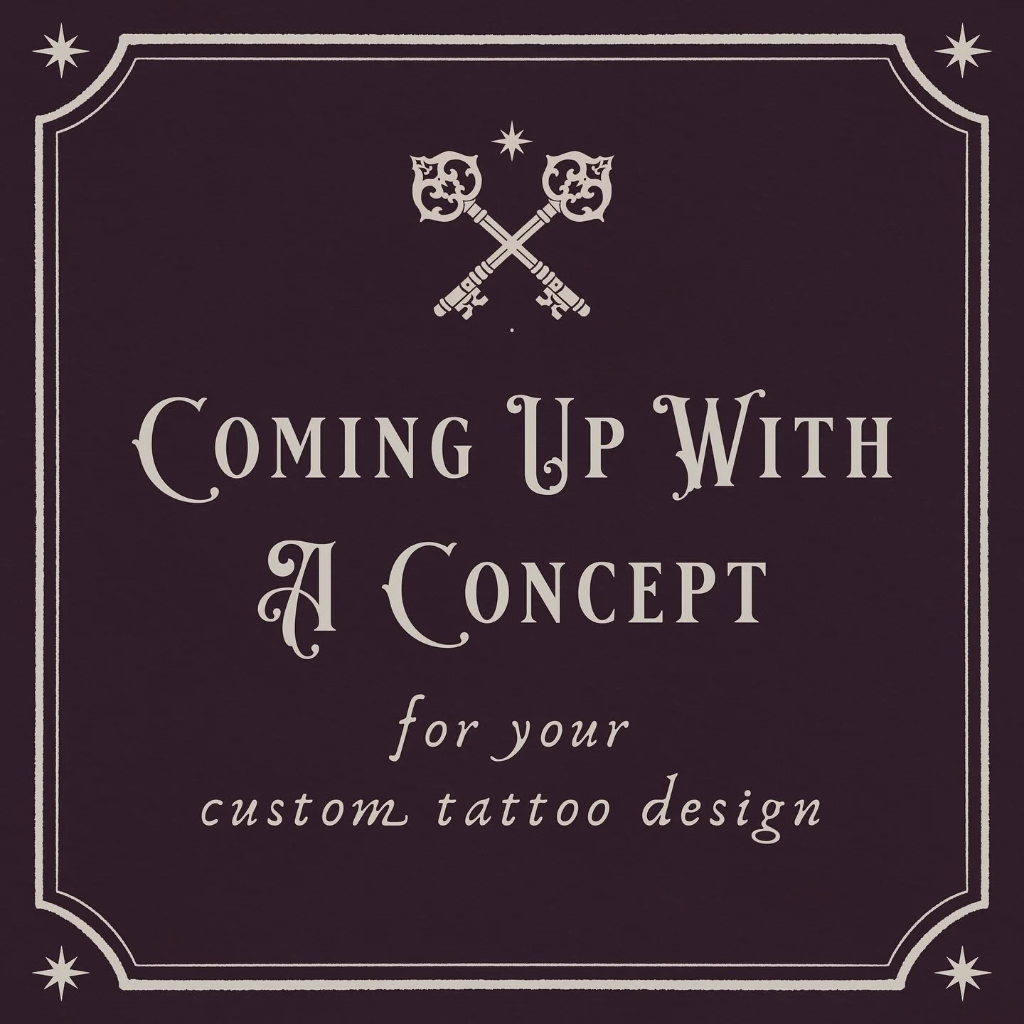 Some tips on how to come up with a concept for your custom tattoo design! 🕯️✨ Let’s make something magical together. Booking link in bio 🤍