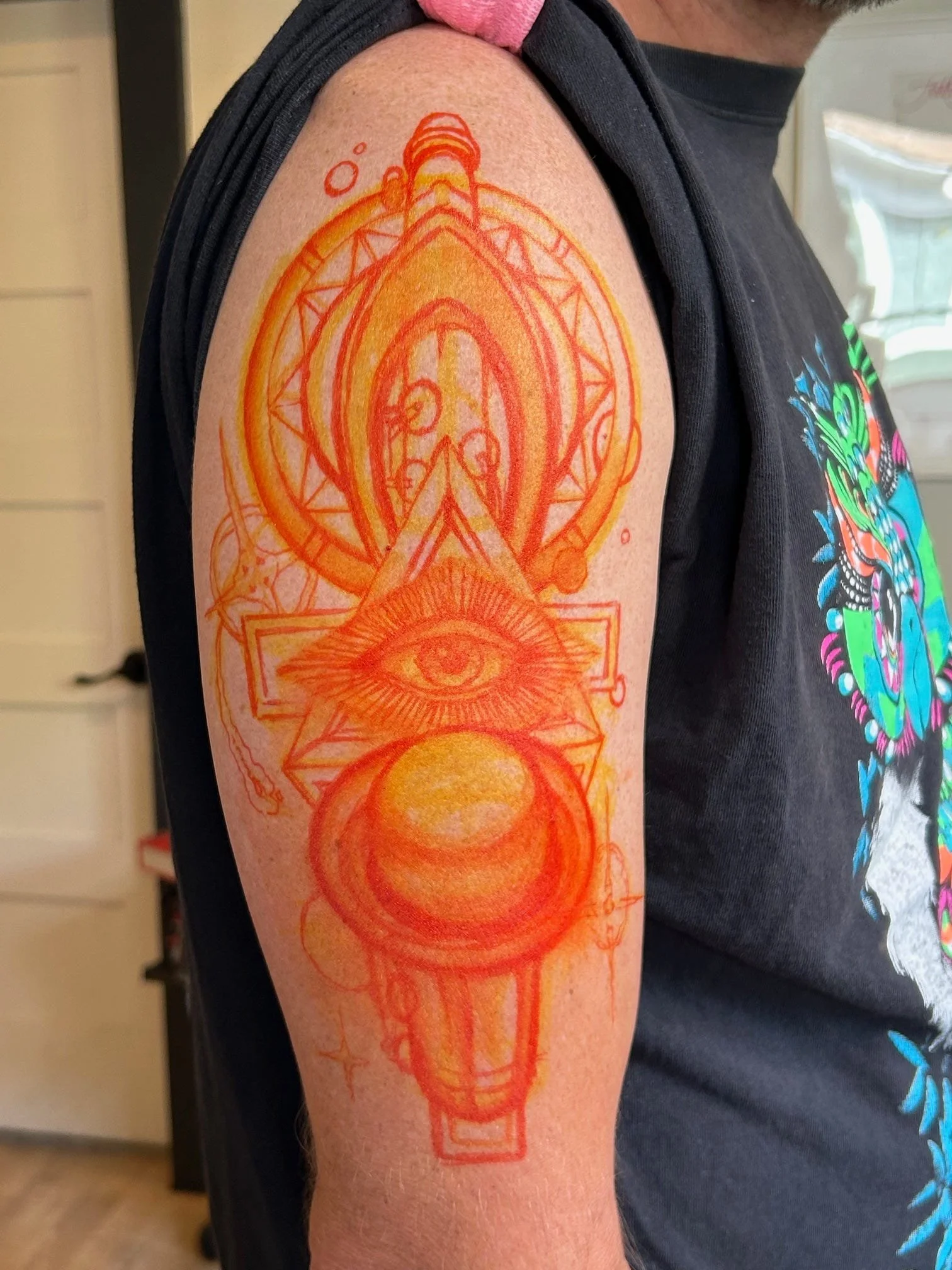 Freehand Tattoo by Toby Linwood of Tattoo 34