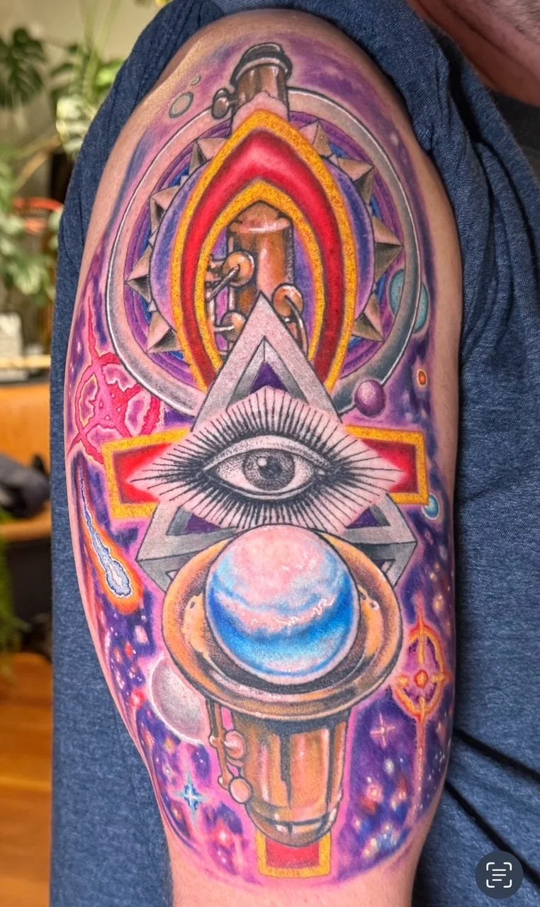 Done tattoo by BIPOC tattooer Toby in Portland, OR