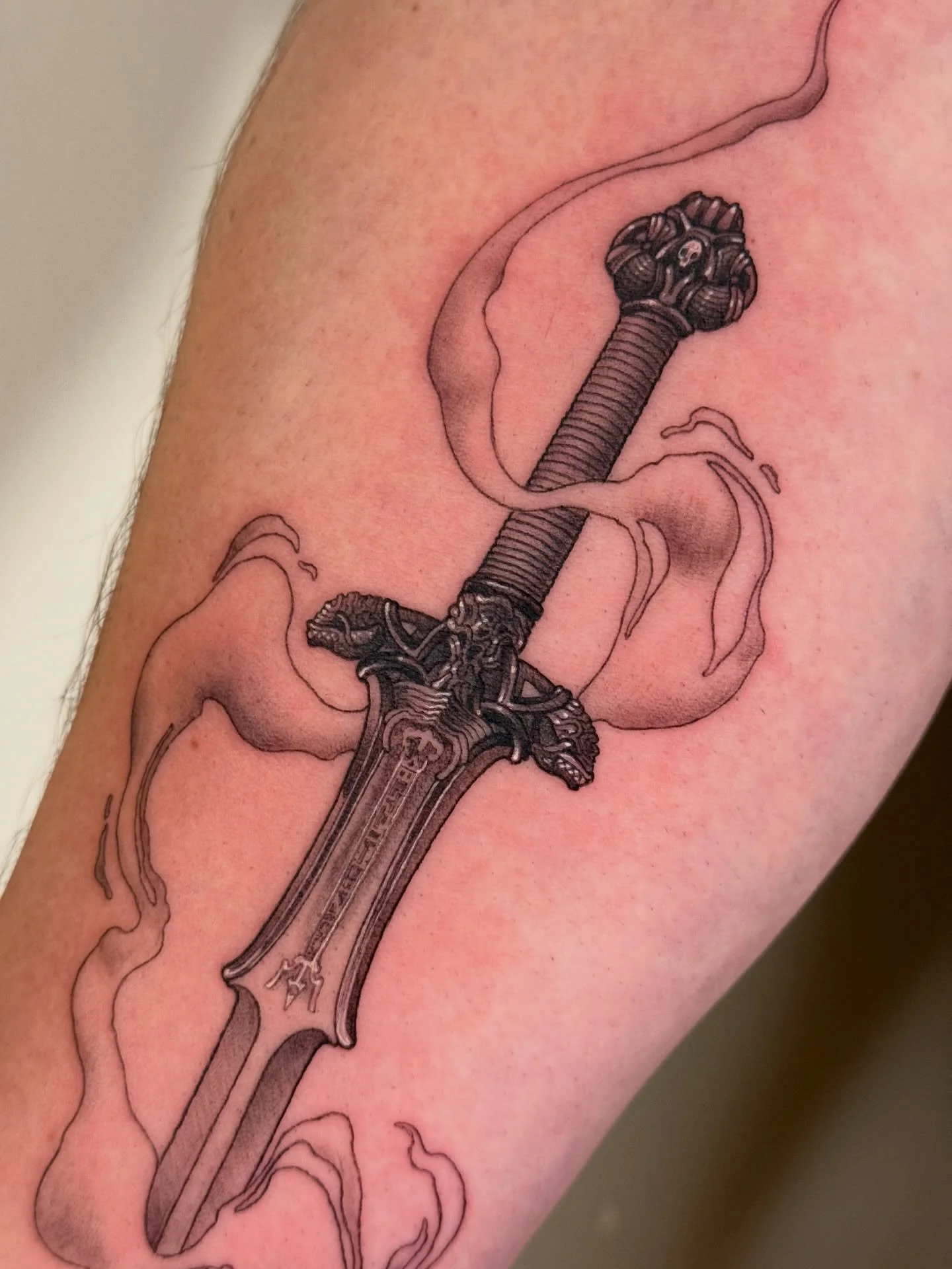 Conan the Barbarian&rsquo;s sword made for Nick
#swordtattoo #portlandtattoo #pdxtattooartist #conanthebarbarian