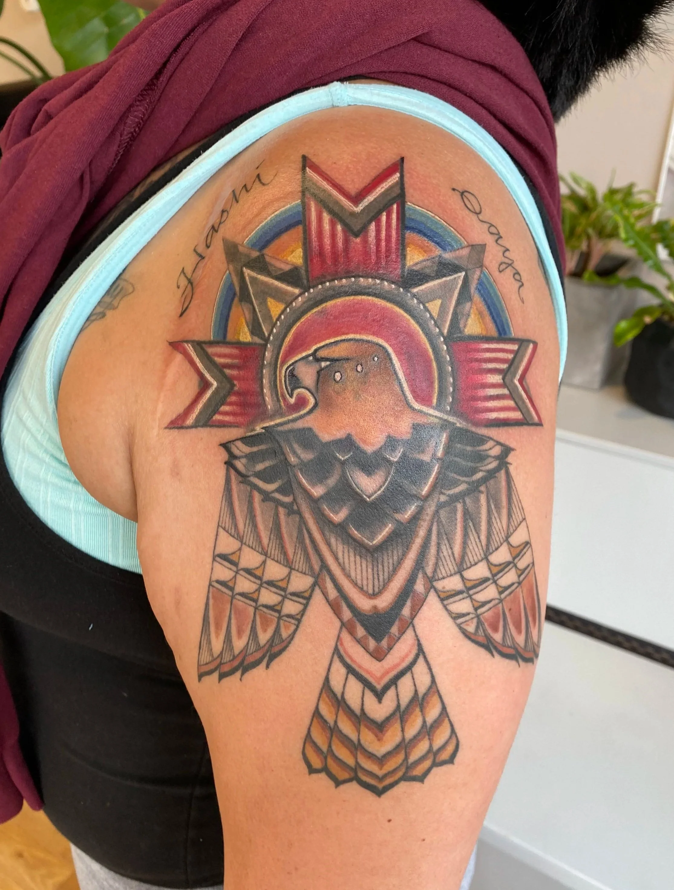 Multiple Session Tattoo (cover up tattoo)- By Tattoo Artist Toby at Tattoo 34 in Portland, OR