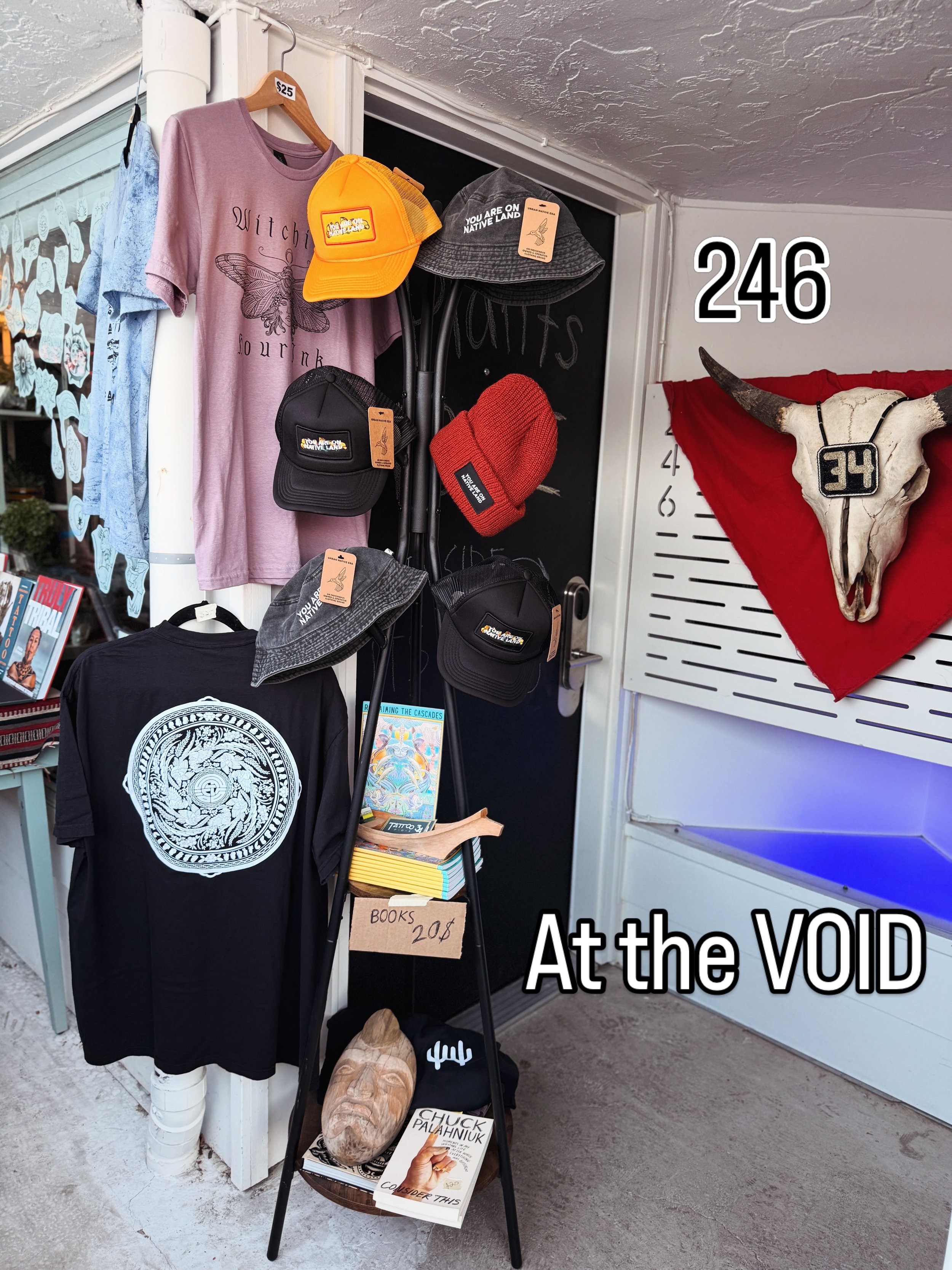 At the VOID @voidtattoofest all weekend! Come find us in room 246 for Tattoos, Plants 🌱 &amp; Merch 📚👕 

With tattoo artists:
@micaink_ 
@witchinghourink 
@night.gem.tattoo 
@ohanamibaba 
@soulpurpose 
@tobylinwood 

And esthetic services (brows &