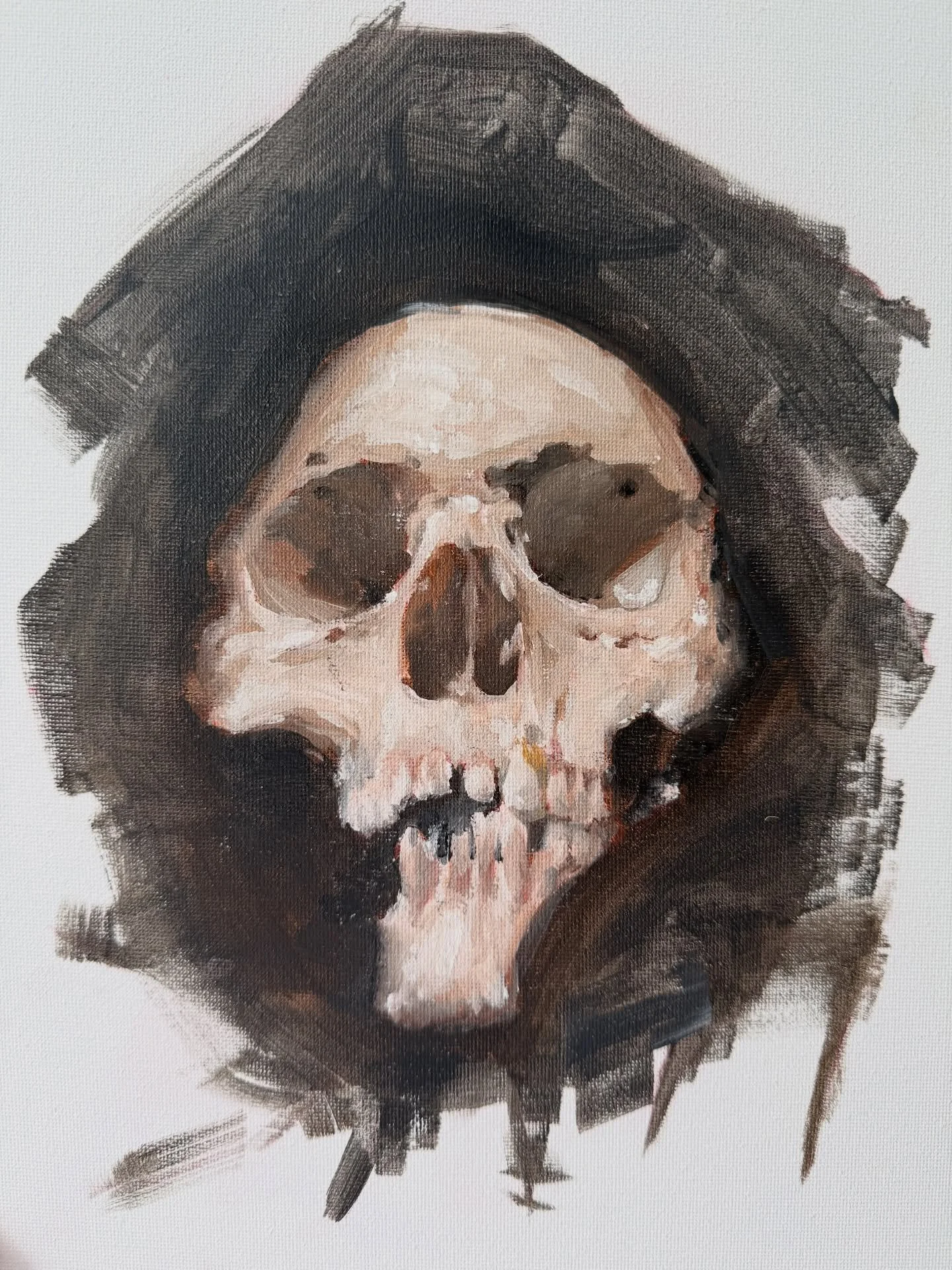 Attended an oil painting seminar along with some of our shop&rsquo;s crew while at the @voidtattoofest lead by @shawndbarber. I haven&rsquo;t touched oils since 2015, but I think after yesterday I&rsquo;m headed to the supply store to pick me up some