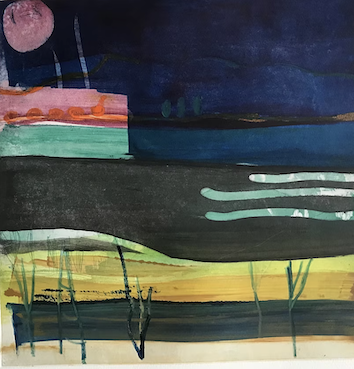Louise Davies, Night Crossing 33 x 33cm.png