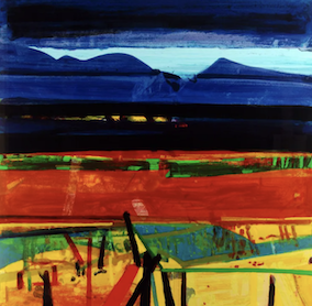Barbara Rae, Achill Fence.png