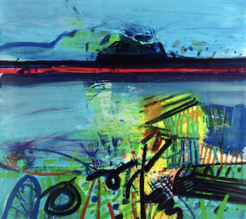 Barbara Rae, Achill Beach.png
