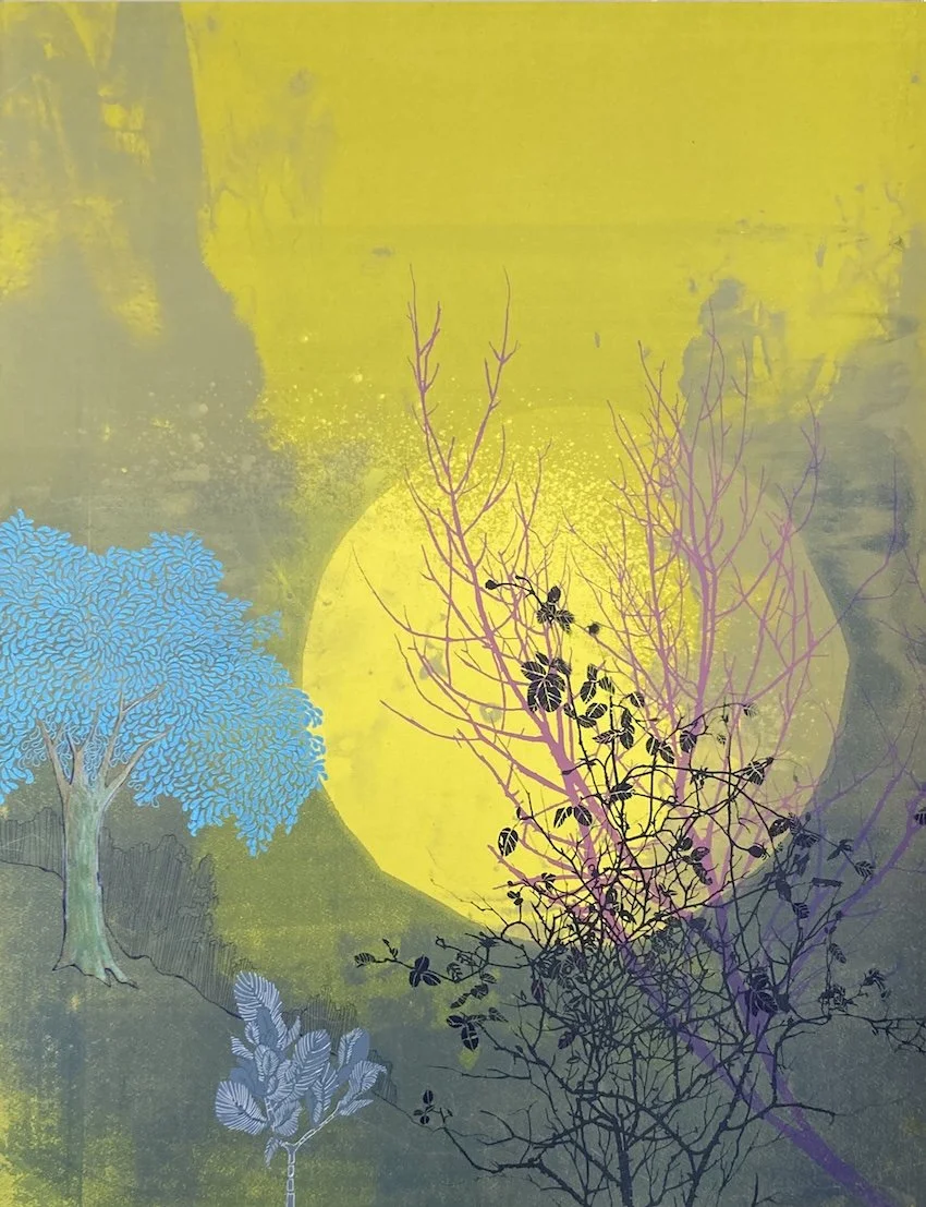 Chitra Merchant, beholding-V 56 x 76 Acrylic on Paper.jpg