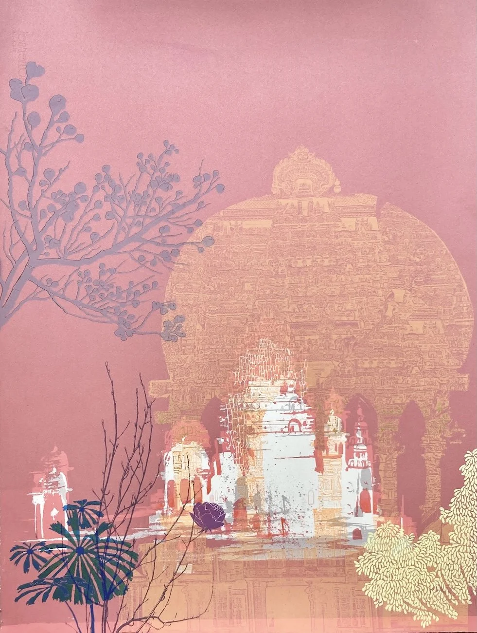 Chitra Merchant, Reverie III 56 x 76 Acrylic on Paper.jpeg